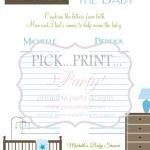 Baby Shower Game - Help Name The Baby - Printable..
