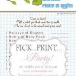 Baby Shower Game - Price Is Right - Printable Diy..