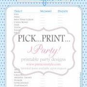 Baby Shower Game - Baby's Beautiful Reflection - Printable DIY