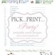 Baby Shower Game - Candy Bar Concentration - Printable DIY