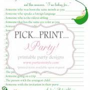 Baby Shower Game - Ring a Bell Get to Know You - Printable DIY