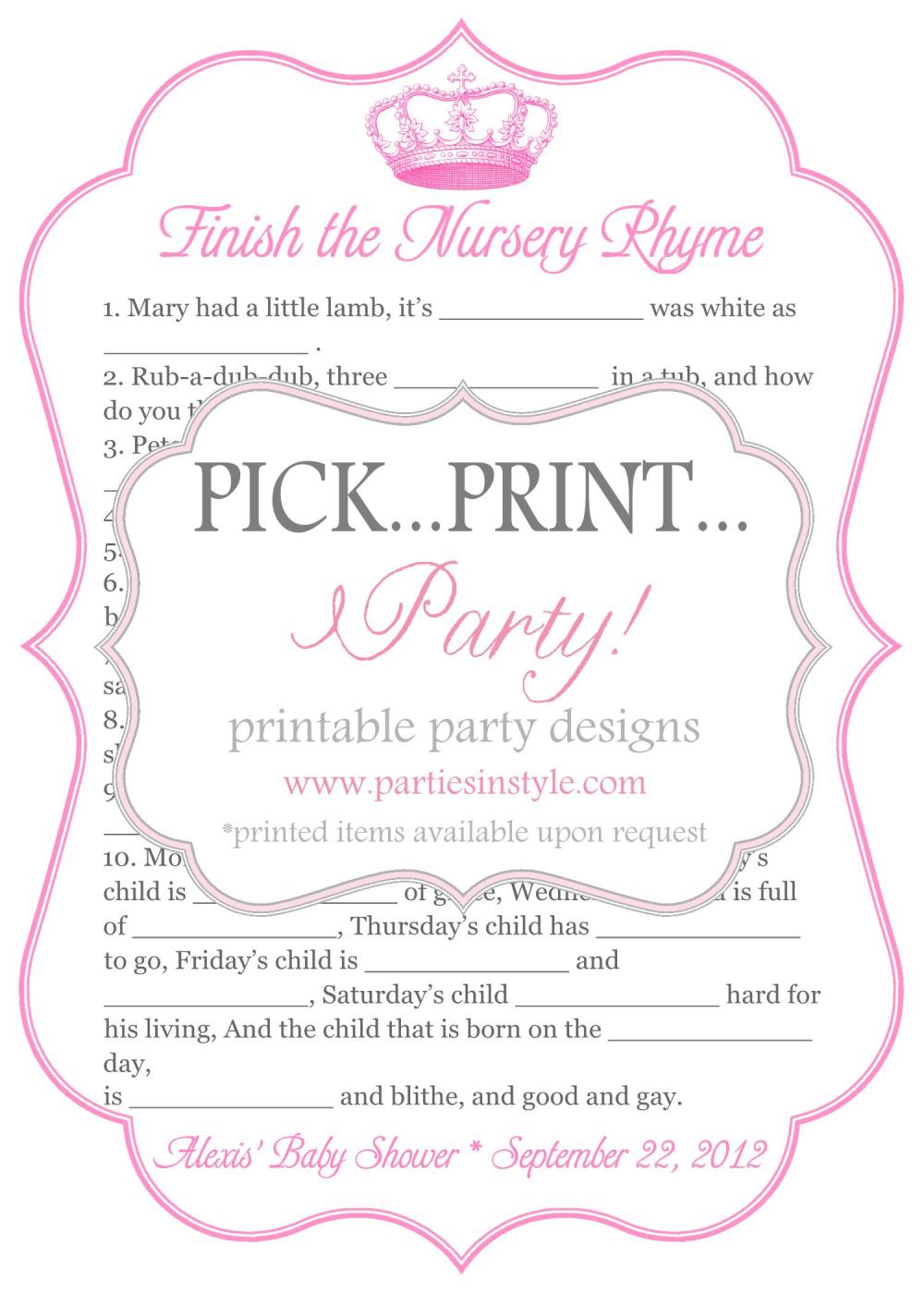 baby-shower-game-finish-the-nursery-rhyme-printable-diy-on-luulla